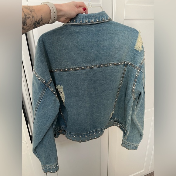 Studded Jean Jacket - Picture 3 of 3